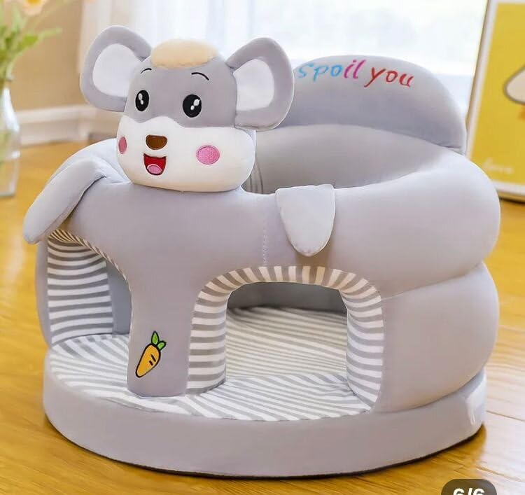 Image of Besties Cotton Toddlers Training Seat Baby Safety Sofa Dining Chair, 12-24 Months (Mouse Baby Chair)