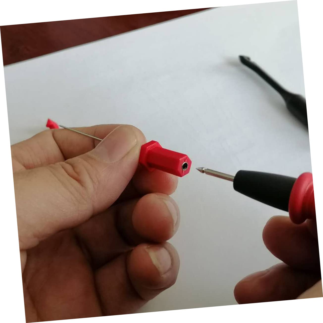 TEHAUX 8stücke Isolierte Prüfspitzen Für Multimeter Nicht-destructive Kabeltestsonden Fehlerdiagnose Fahrzeugen Und Elektroanlagen Kabelbeschädigung