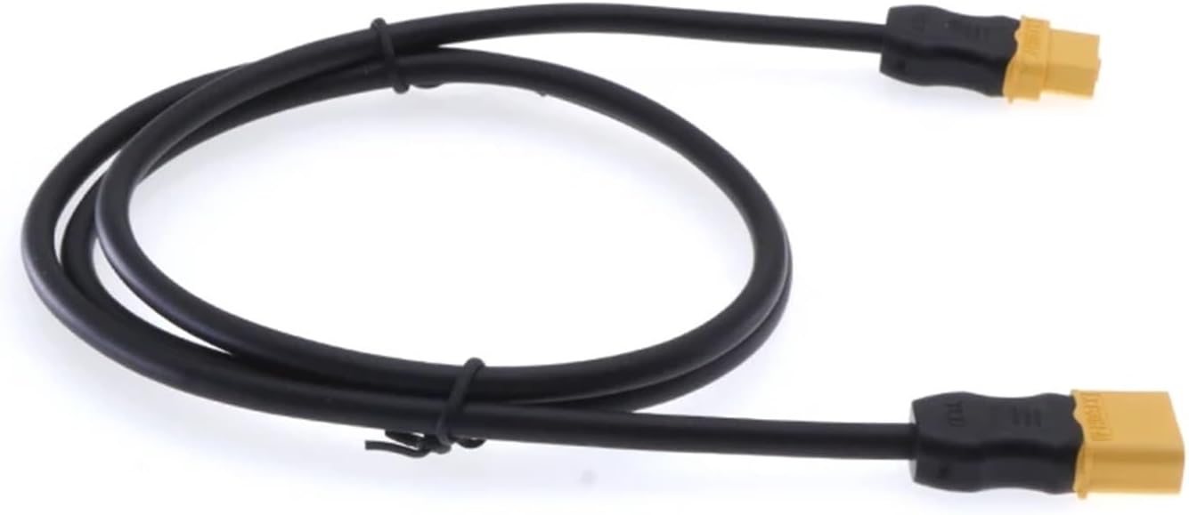 XT60 Male To Female Cable Plug Connector Cord Extension Electrical Wire 1 Meter RC Battery Silicon Jack(TX60 2m)