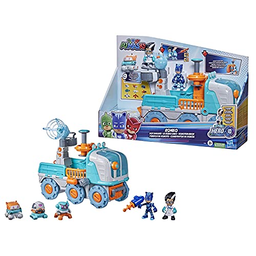PJ Masks Romeo Bot Builder Preschool Toy, 2-in-1 Romeo Vehicle and Robot Factory Playset with Lights and Sounds for Kids… – Bild 2