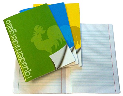 4 Cuadernos especiales para disgrafía y dislexia cuadrícula de 4 mm Cover