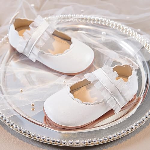 Toddler Girls Mary Jane Dress Shoes School Party Princess Dress Comfortable Flat Soft Sole Shoes for Girls2