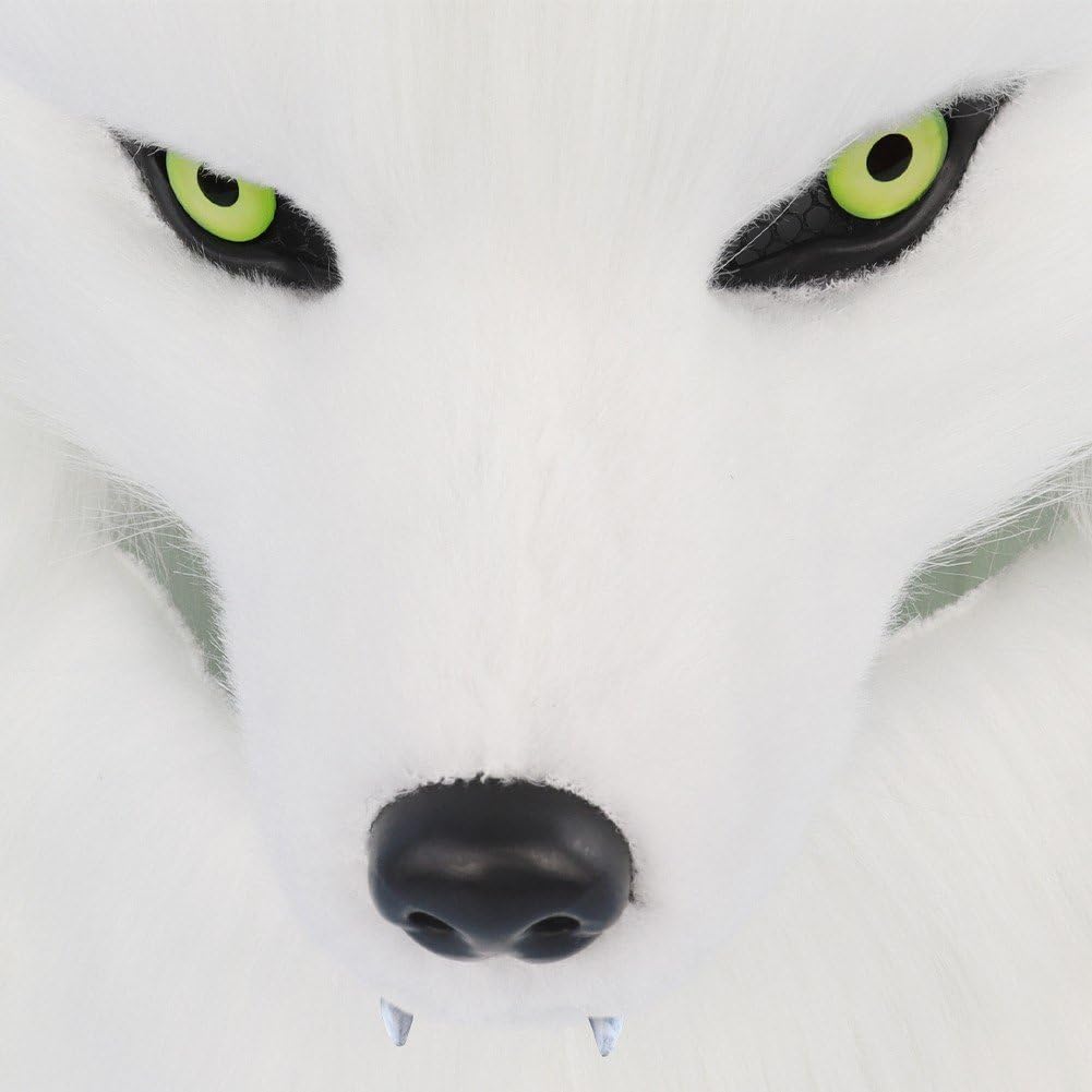 Masque De Chien Poilu, Loup, Tête Entière, pour Déguisement d'halloween, Femmes Hommes.