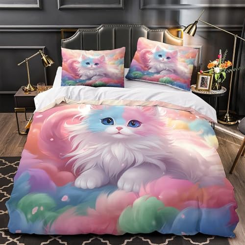 Linge de lit microfibre 3 pièces effet 3D éclair résistant King - 2