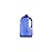 New Wave Enviro 1 Gallon Square BPA Free Bottle with Screw Top Cap and Integrated Handle, Space Saving Design, Ideal for Gym and Outdoor Life, Blue
