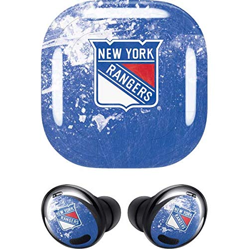 Skinit Decal Audio Skin Compatible with Samsung Galaxy Buds Pro - Officially Licensed NHL New York Rangers Frozen Design