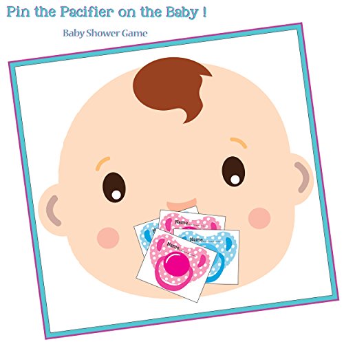 Image of Wobbox All Occasion Indian Family Photo Booth Party Props (18 Pieces) & WOBBOX Personalised Baby Shower Pin The Dummy Game