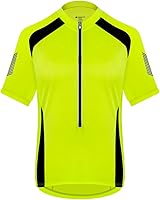 Vista 1 de Men's Elite Cycling Jersey High Visibility Performance Bike Jersey Made in USA