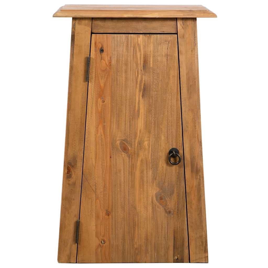 vidaXL Mobile da Bagno a Parete in Legno Massello di Pino 42x23x70 cm