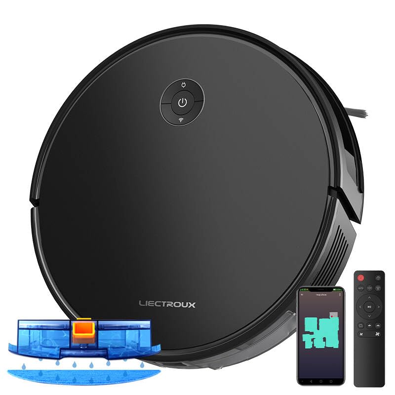 LIECTROUX C7 Robotic Vacuum Cleaner with accessories