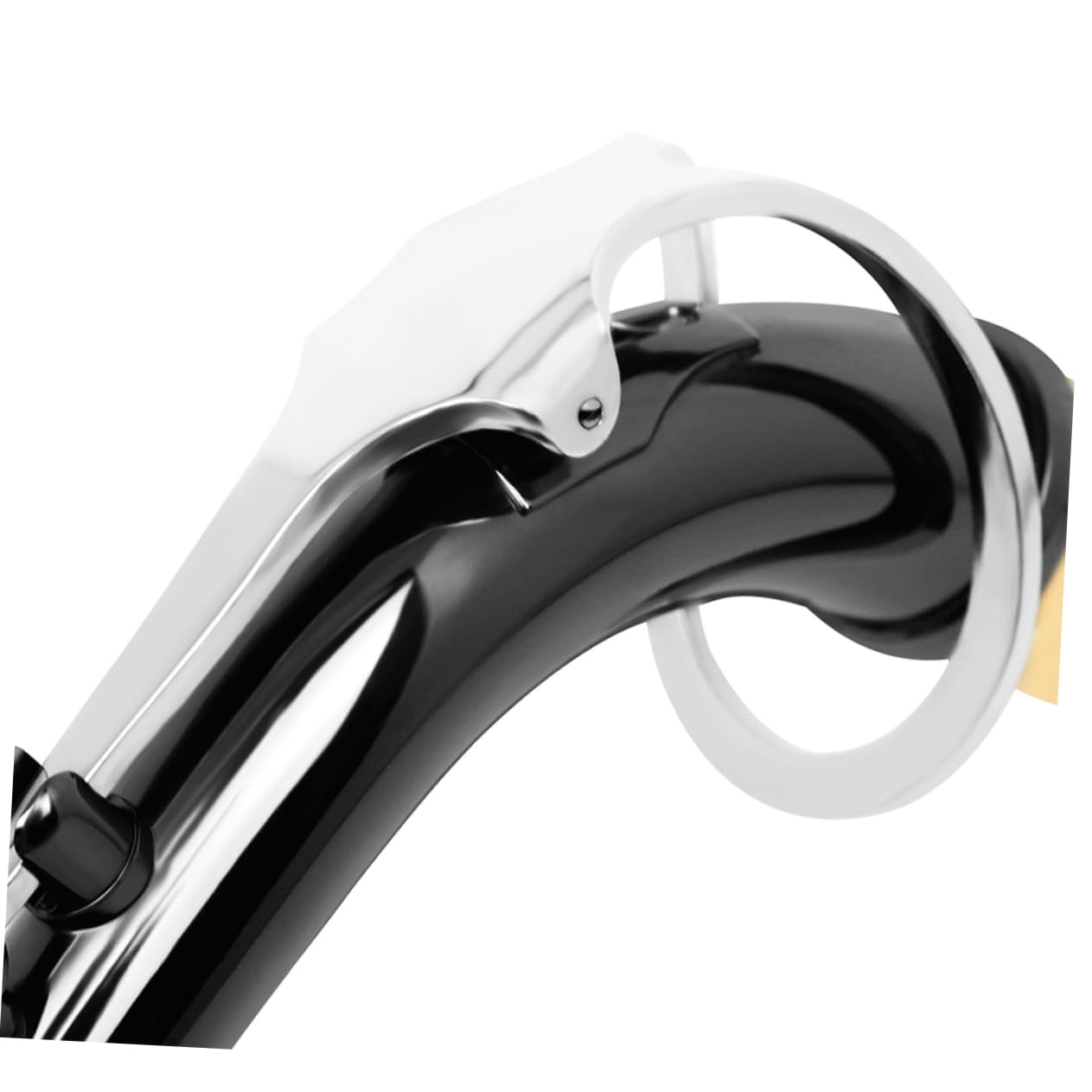 SUPVOX Alto Saxophone Bend Neck Repair Accessory Durable Brass Construction for Comfortable Playing Replacement for Damaged Saxophone Parts