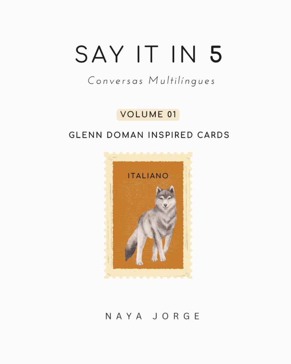SAY IT IN 5: Italiano Glenn Doman Inspired Cards