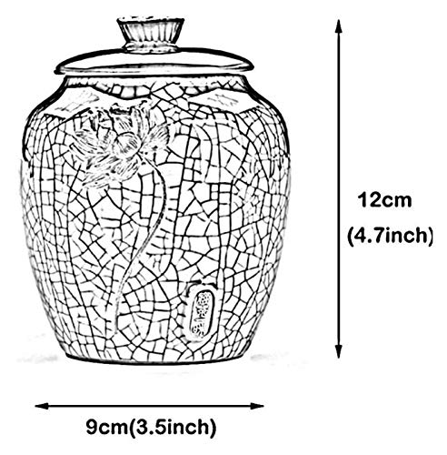 Keramische Tea Jar opslagkruiken tinblikken CanisterTea Coffee Sugar Sets Keramiek, theebus Set, Koffie en blikken, thee… - Image 6