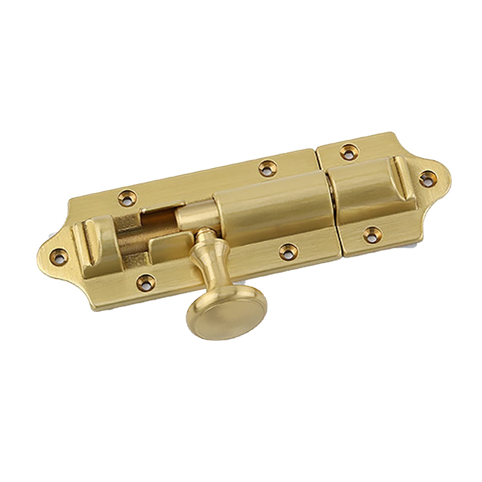 Cgjdfjhe One Color Door Lock， Door Slide Latch Lock Barrel Bolt With Solid Heavy Duty To Keep You And Private Antique Finish Sliding(14.5Cm)