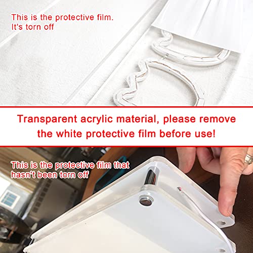 Ineonlife Heart Gesture Neon Signs Pink Love Neon Light Led Decorative Neon Sign For Bedroom 16’’X8’’ Girl Gift Apartment Anniversary Wedding Valentine's Day Party Usb Powered(White Pink) #TOP5