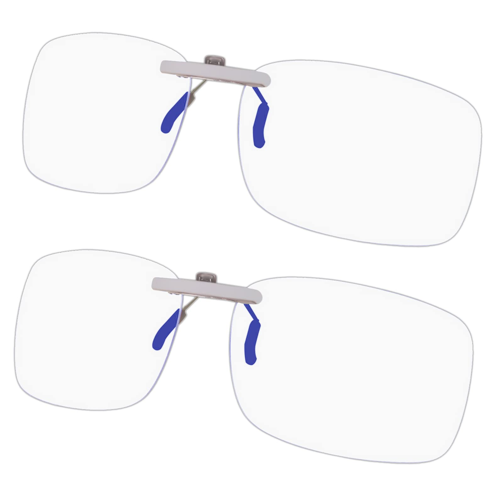 Clip On Blue Light Blocking Glasses, Anti-Blue Ray Glasses for Prescription Glasses UV400 Lens for Eye Protection