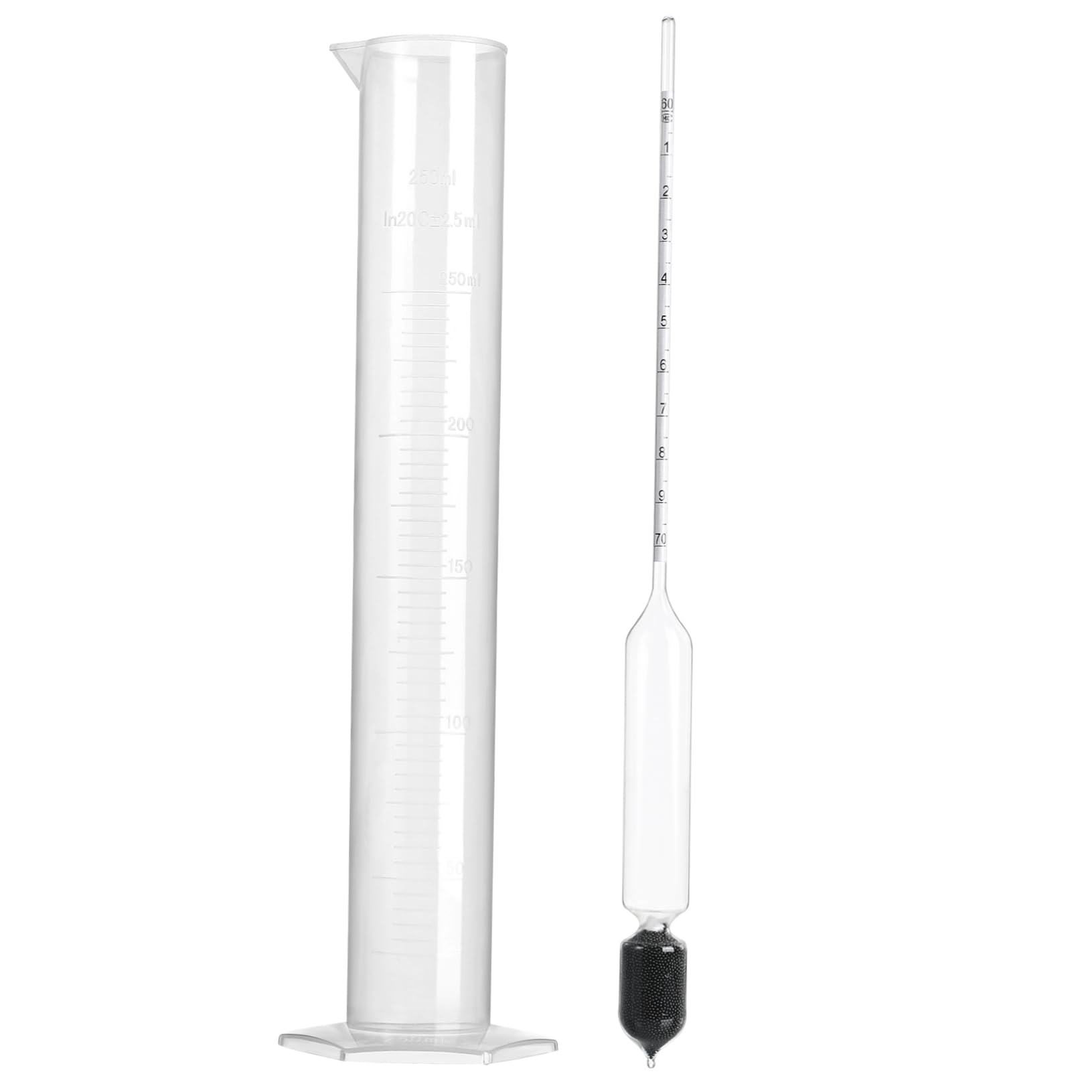 COLLBATH Convenient Maple Syrup Hydrometer 66°f Sugar Density Meter for Home/Commercial Use