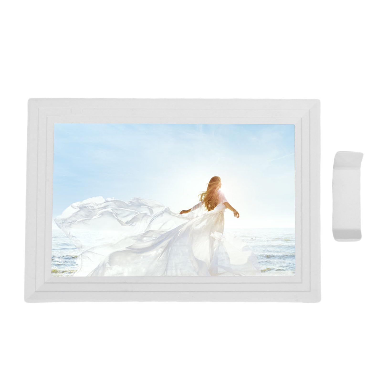Sonew Cornice Digitale da 10. Pollici Cornice per Foto Digitale con Rotazione Automatica con Memoria WiFi da 32 GB per la Condivisione dell'APP Uhale Regalo Display Domestico