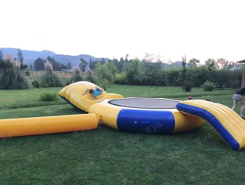 Inflatable Water Trampoline Slide Set Jumping Platform Trampoline for Adult Kids