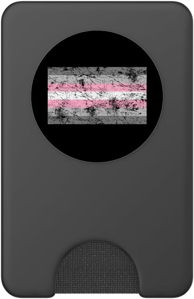 Demigirl Vintage Flag PopSockets PopWallet for MagSafe image 2