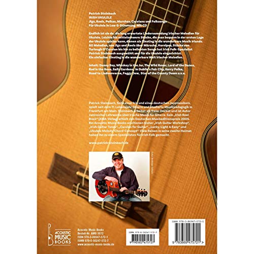 Irish Ukulele: Jigs, Reels, Polkas, Marches, Carolans und Folksongs. Für Ukulele in Low G-Stimmung. Mit CD