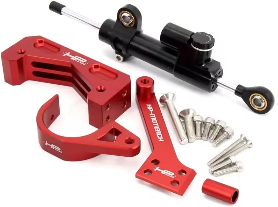 Electric Scooter Steering Damper Bracket Shock Absorber Stabilizer Modification Bracket Fits for Zero 10X Scooter Accessories (C)