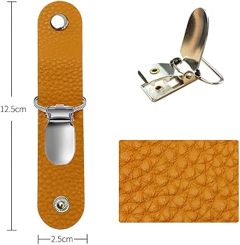 Amazon.com: 3 Pcs Hat Clip for Travel, Portable PU Leather  display picture 1