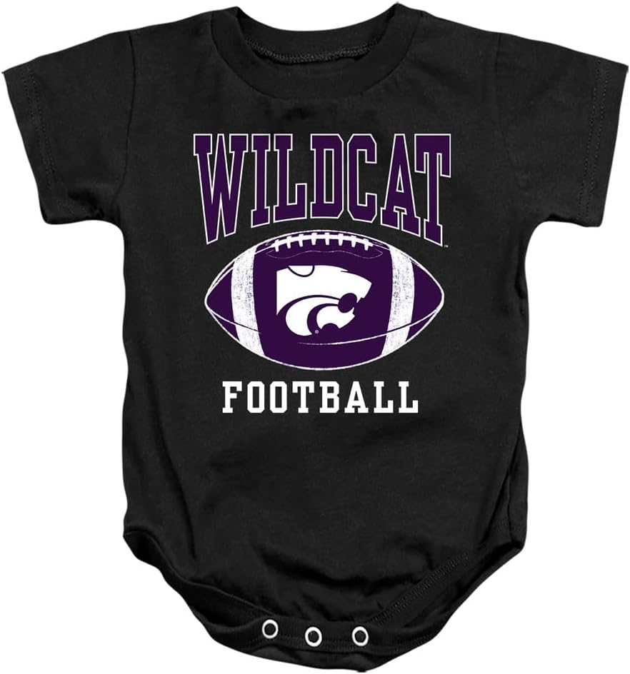 Kansas State University Official Football Ball Unisex Infant Snap Suit for Baby
