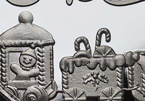 Monedas de Navidad de 50p en caja de regalo coleccionable para recuerdo navideño 8