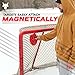 Sharpshooter Magnetic Hockey Goal Targets - Lacrosse Net Targets - Hockey Net Targets - Hockey Training Equipment - Attach to Any Metal Goal - Ice Hockey Goal Targets - (4 Targets)