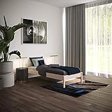 EXTREM STABIL und VERLÄSSLICH - Das unzerstörbare Bett 90x200 cm von Hansales ist das ideale Einzelbett, Kinderbett, Jugendbett oder Gästebett. Das Bettgestell der Serie 