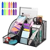 🥇【A los niños les gusta】Organizador escritorio negro aplicable a los escritorios de los niños, cultive sus buenos hábitos.
