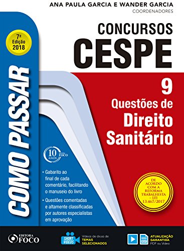 Como passar em concursos cespe: direito sanitário: 9 questões de direito sanitário