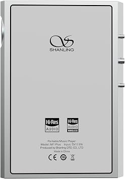 Shanling M1 Plus Hi-Res Digital Audio Player (Silver)