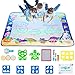 Produktbild CMaster Aqua Magic Wasser Doodle Matte, 100*80cm Gekritzel Zeichnung mit Einzigartige Magische Wasser Buch & Werkzeuge Rolle Stempel & Anderes ZubehörWiederverwendbare Wasser Malmatte für Kinder