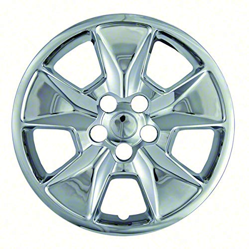 Fuel Rider 17 inch Chrome ABS Hubcap Wheel Covers Compatible with 2011-2015 Ford Explorer (Set of 4) Wheelcovers for 17 inch Standard Steel Wheels- Auto Tire Cover Replacement Exterior Cap Cover