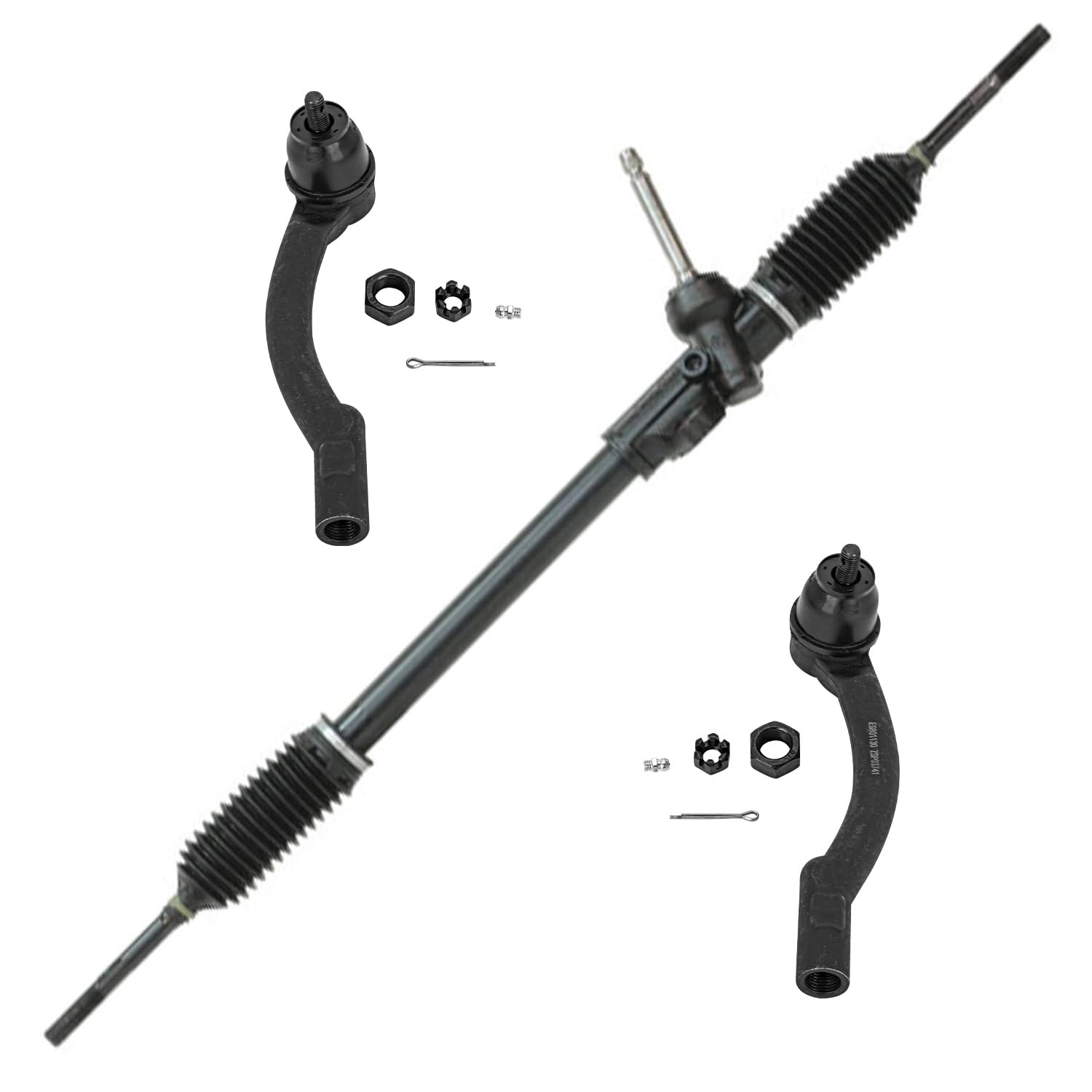 Complete Power Steering Rack & Pinion Kit W/ Outer Tie Rods - Fits Ford Five Hundred, Freestyle, Mercury Montego (2005-2007)