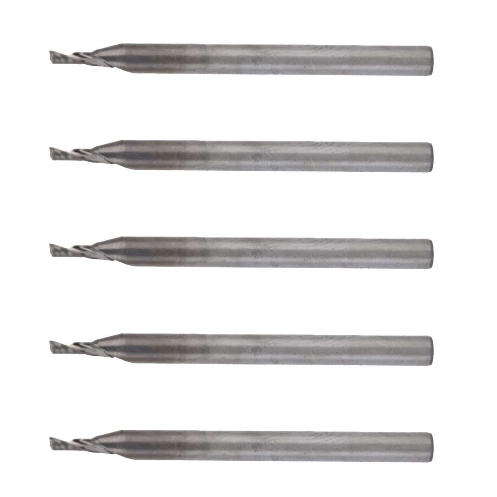 Domary Fresa en Espiral, Broca CNC de Acero de Tungsteno Afilada para Grabado Eficiente, 5 Piezas, Tamaño Cabeza 1,5 Mm