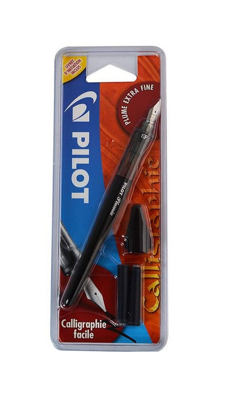 Plumix - Set di 3 penne stilografiche extra large + medie + extra sottili + 1 indice adesivo Blumie (XL Moy XFin)