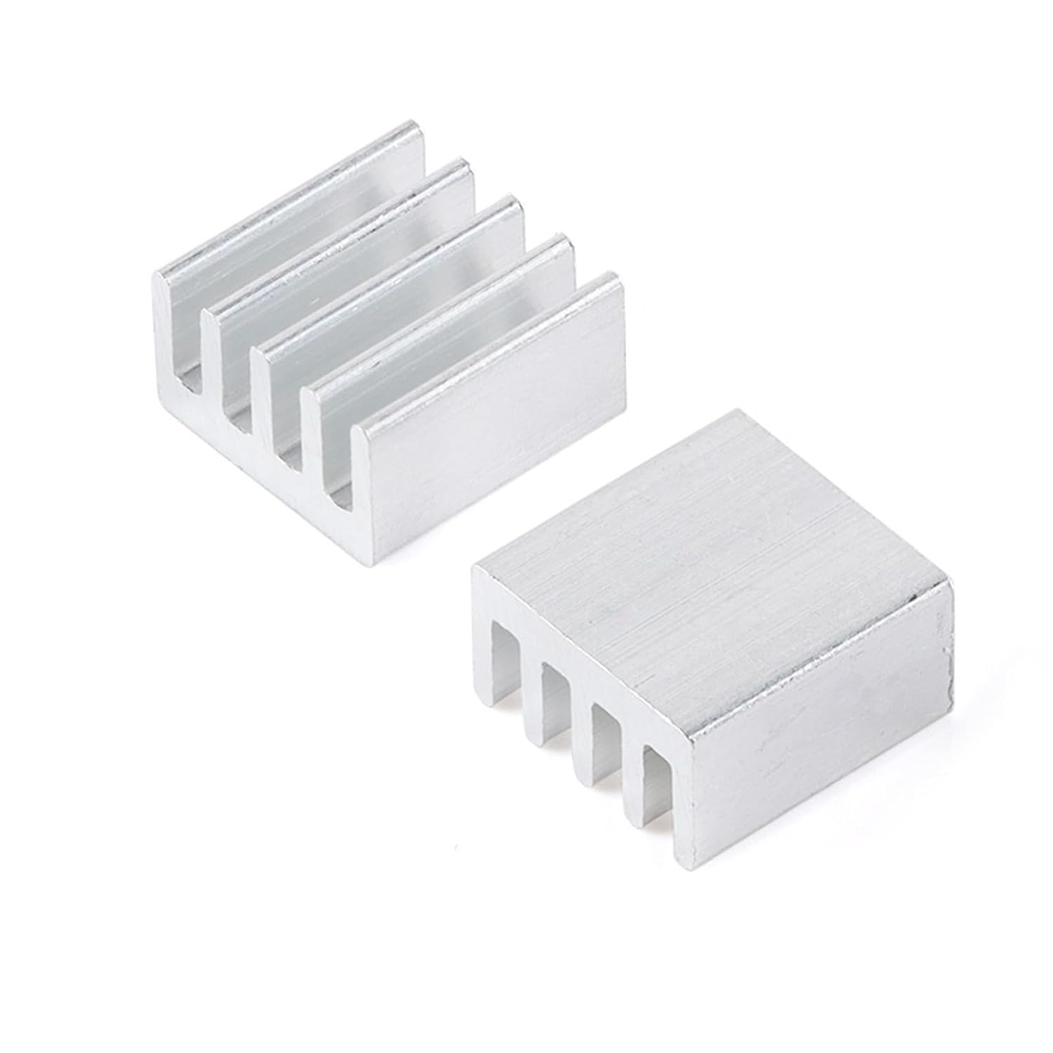 Aluminium Heat Sink 400pcs Silver 8.8 * 8.8 * 5mm Heatsink Radiator Cooling for Electronic Chip IC LED Computer