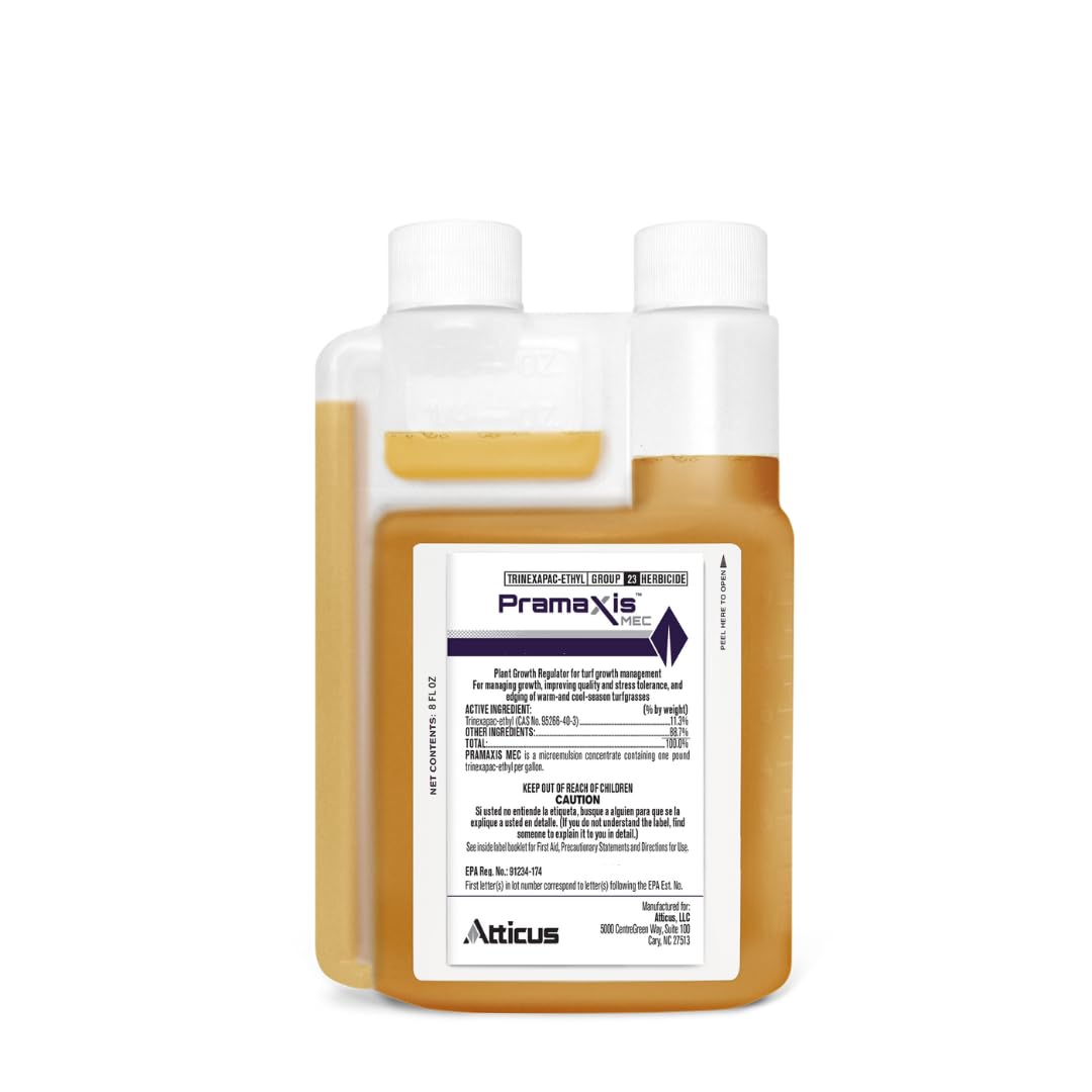 Atticus Pramaxis MEC Plant Growth Regulator (8 oz) – Growth Control of Turfgrasses - Trinexapac-Ethyl 11.3%