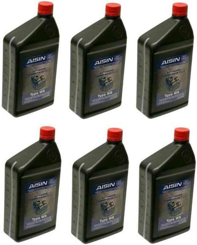 6 Quarts Auto Trans Fluids Aisin ATF-0WS for Cadillac Lexus Scion Toyota Volvo