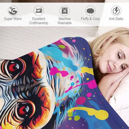 Manta de forro polar suave para sofá y tardes de desconexión 4
