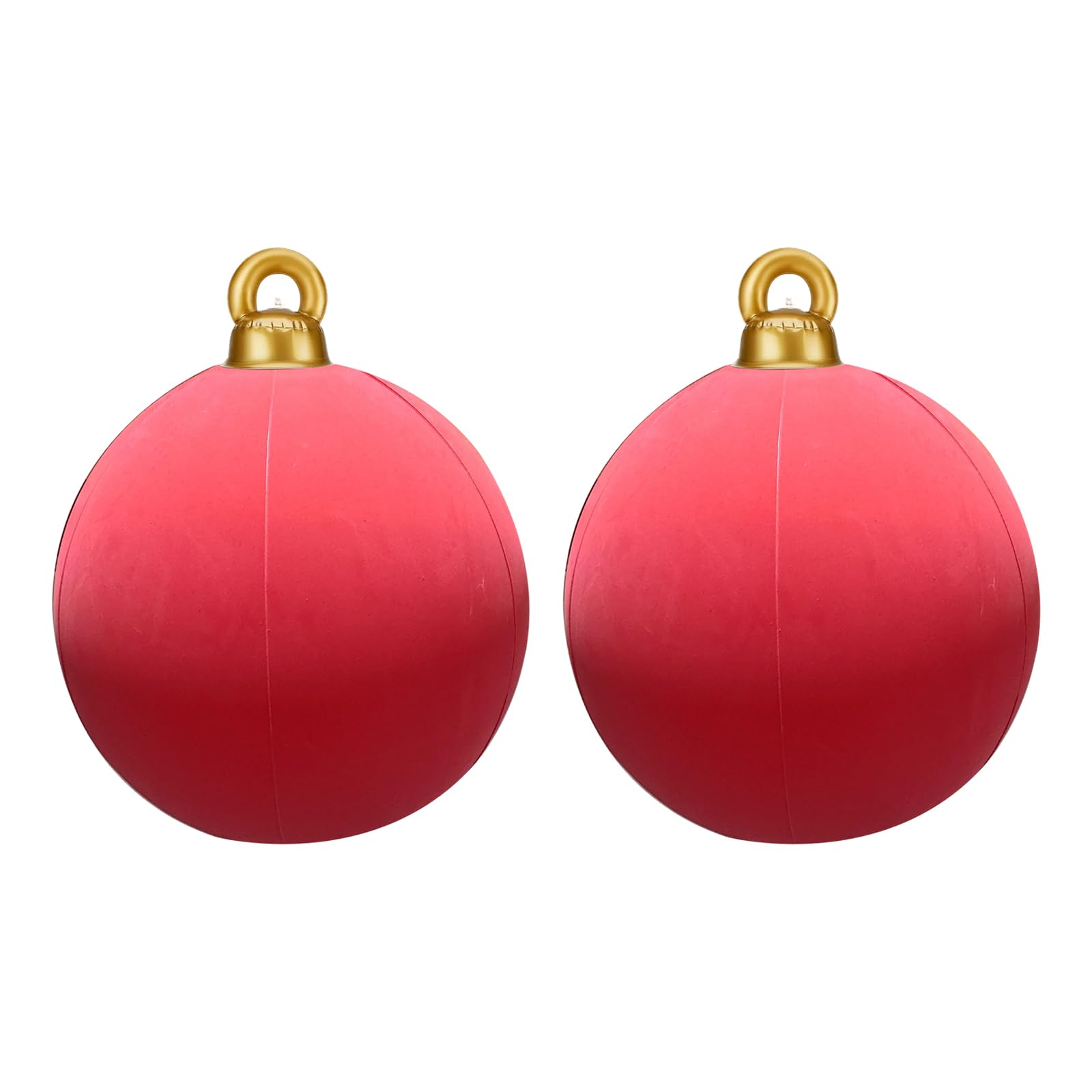 Xinsheinelry 2PCS Large Flocking Inflatable Christmas Ornament Sturdy Outdoors Decors for Patios Festival Atmospheres Setups Large Inflatable Christmas Ornament