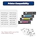 118 Toner Cartridge Black Cyan Magenta Yellow - High-Yield Remanufactured Replacement for Canon 118 CRG118 for Color Imageclass MF8580Cdw MF8380Cdw MF8350Cdn MF726Cdw LBP622Cdw MF641Cw MF644,4 Pack