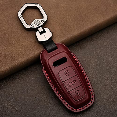 NUIOsdz Cover per Chiave Auto in Pelle a 3