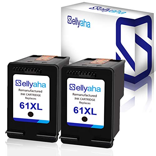 New Arrivals Sellyaha 61XL 61 Black Remanufactured Ink Cartridge Replacement for HP Envy 4500 5530 5534 5535 Deskjet 2540 1000 1010 1512 1510 3050 Officejet 4630 2620 4635 Printer New Arrivals Sellyaha 61XL 61 Black Remanufactured Ink Cartridge Replacement for HP Envy 4500 5530 5534 5535 Deskjet 2540 1000 1010 1512 1510 3050 Officejet 4630 2620 4635 Printer
