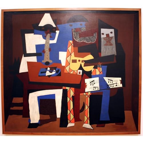 Toile Picasso Three Musicians MoMA impression jet d'encre 76 x 101 cm