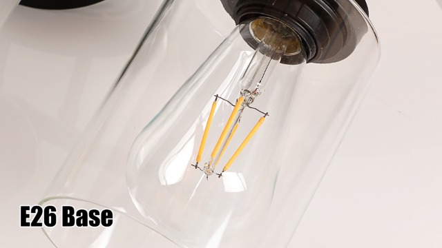 Image of Unicozin Modern Bathroom Light Fixtures, 3 Light Vanity Lights, Black Wall Lamp with Clear Glass for Bathroom, Mirror, Living Room, Bedroom, Hallway, E26 Base