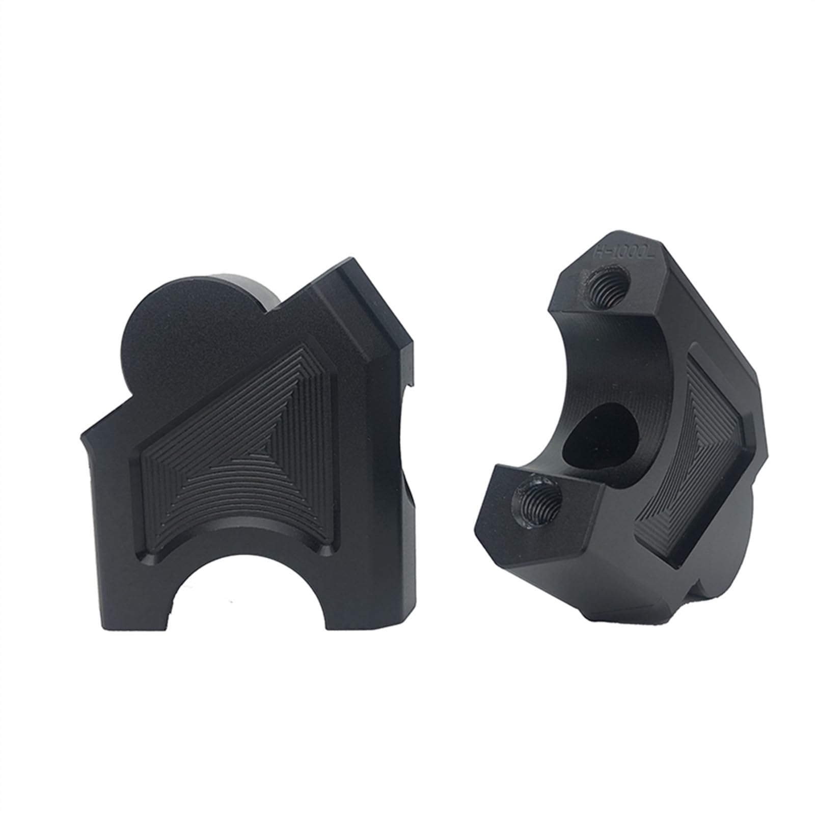 Alzas Manillar Motocicleta Para CRF 1000L para África Twin ABS/DCT 2016-2018 para CRF1000L elevador de manillar de motocicleta adaptador de extensión de abrazadera de barra de mango ( Color : Negro )